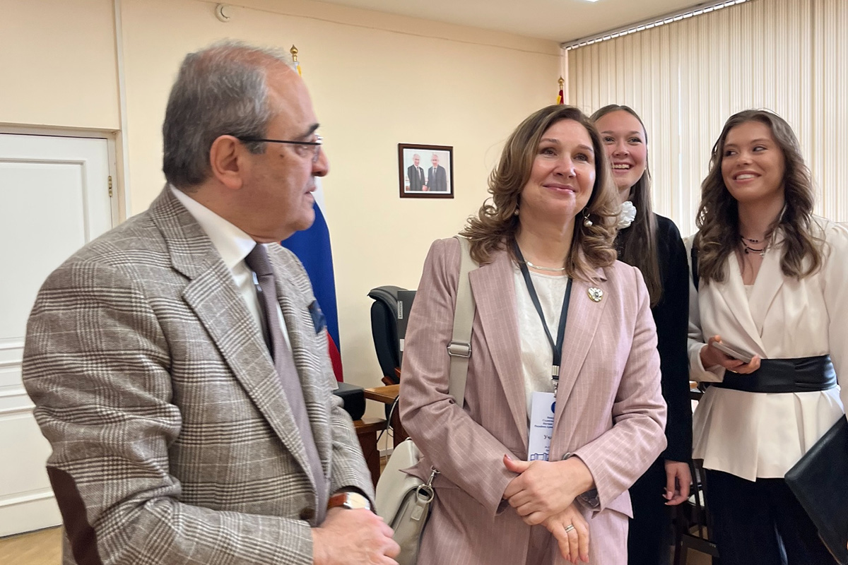 The SPbPU delegation was led by Svetlana Golovkina