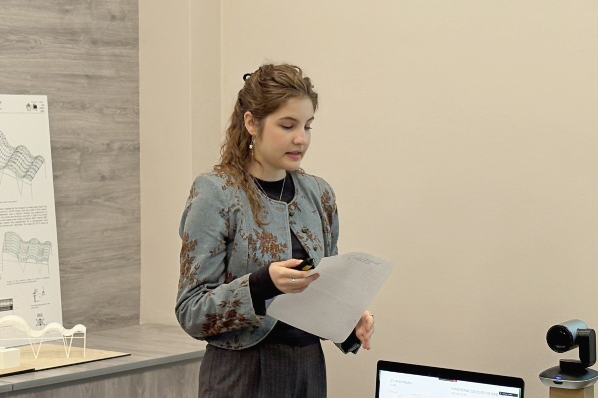 At the Institute of Civil Engineering of SPbPU, the final defenses of the international project marathon took place.