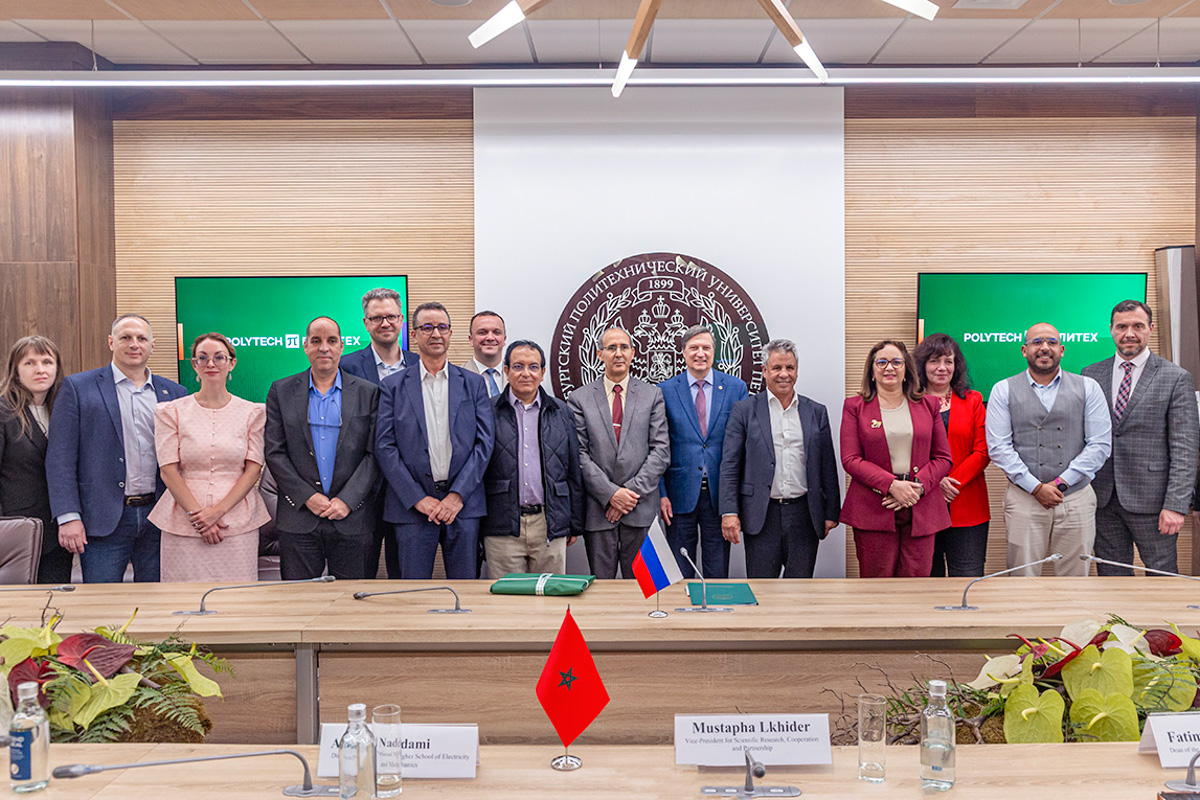 Polytechnic University welcomes the delegation of Hassan II University 