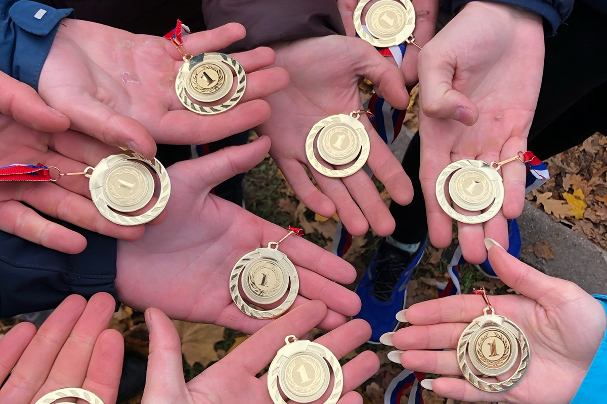 It is enjoyable to feel the coolness of medals on palms worn down to calluses