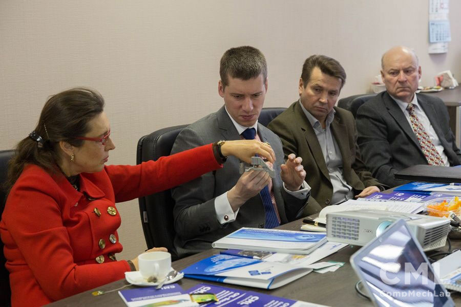 Representatives of URSC and Roscosmos State Corporation Visited SPbPU Engineering Center