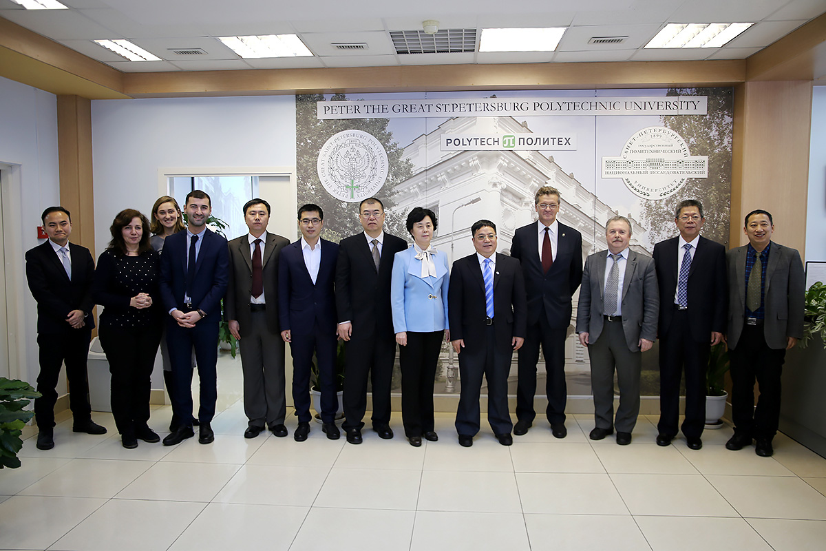 A delegation from Harbin Engineering University visited SPbPU