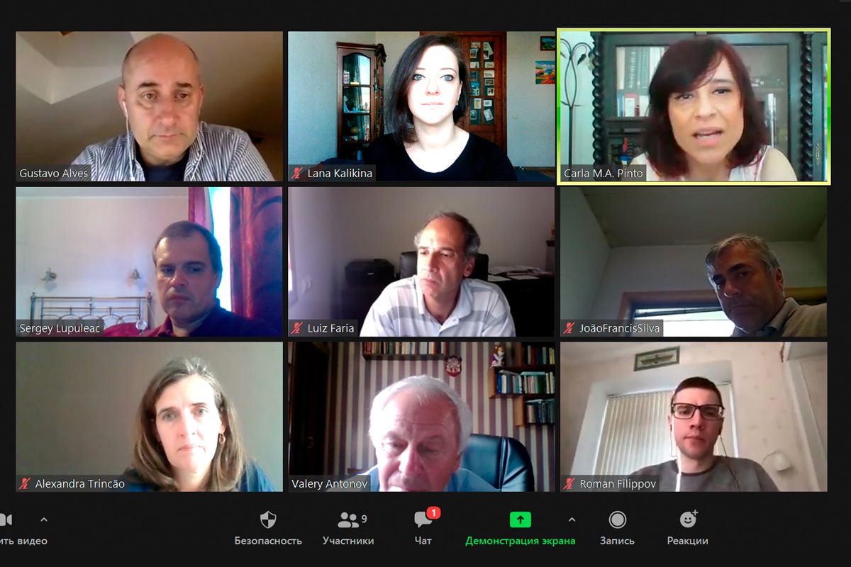 Online meeting of international services and institutes of SPbPU with the Polytechnic Institute of Porto 