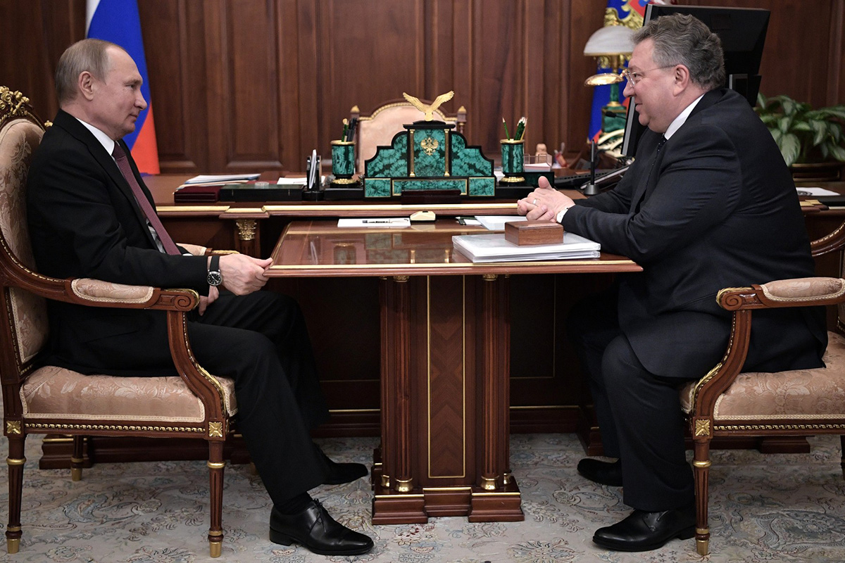 V.V. Putin met with A.I. Rudskoi in the Kremlin