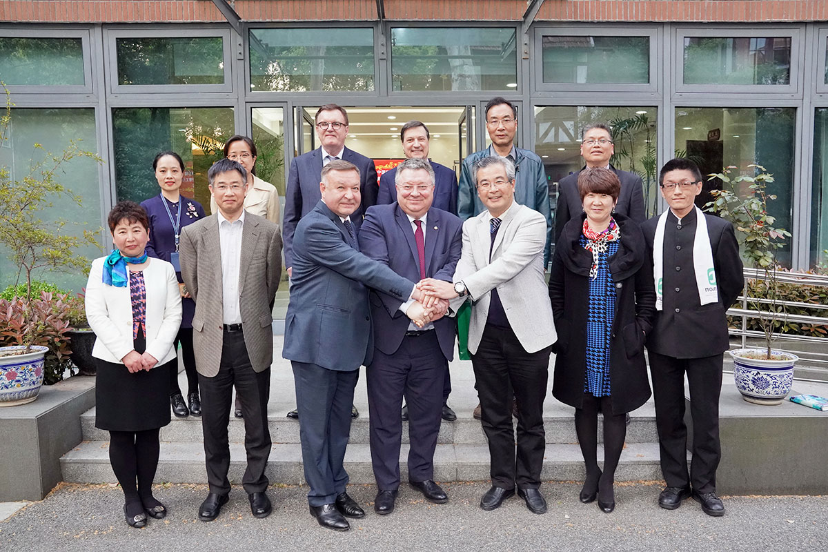 SPbPU delegation visited the Shanghai branch of the Chinese Academy of Sciences