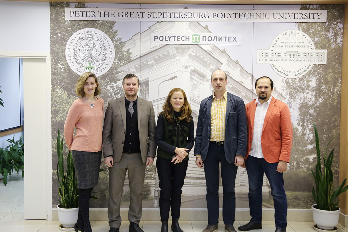 Ms. Susan L. Giesecke met with the team of SPbPU International Office 