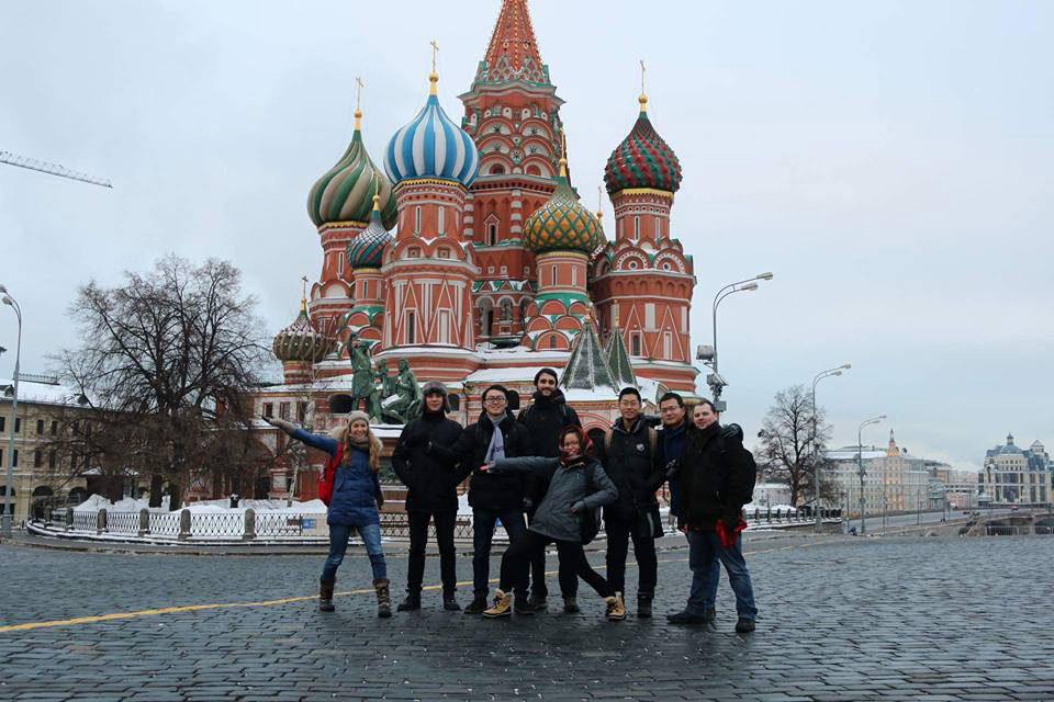  Помимо запланированной программы, студенты из Исландии успели съездить в Москву