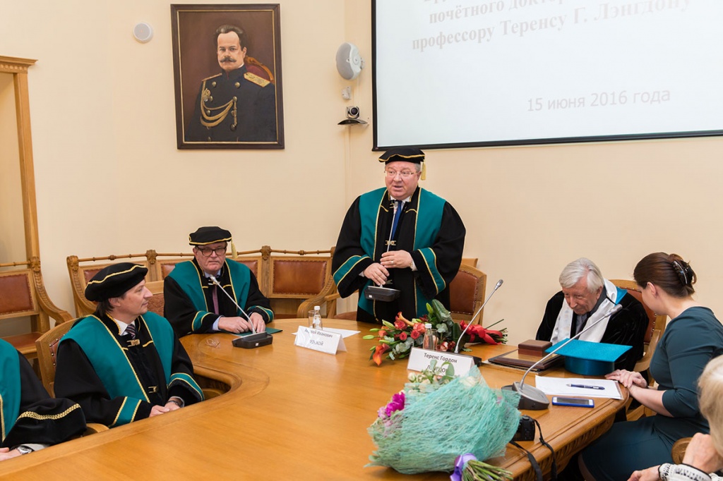 Terence Langdon, Outstanding Scientist, Became Honorary Doctor of SPbPU