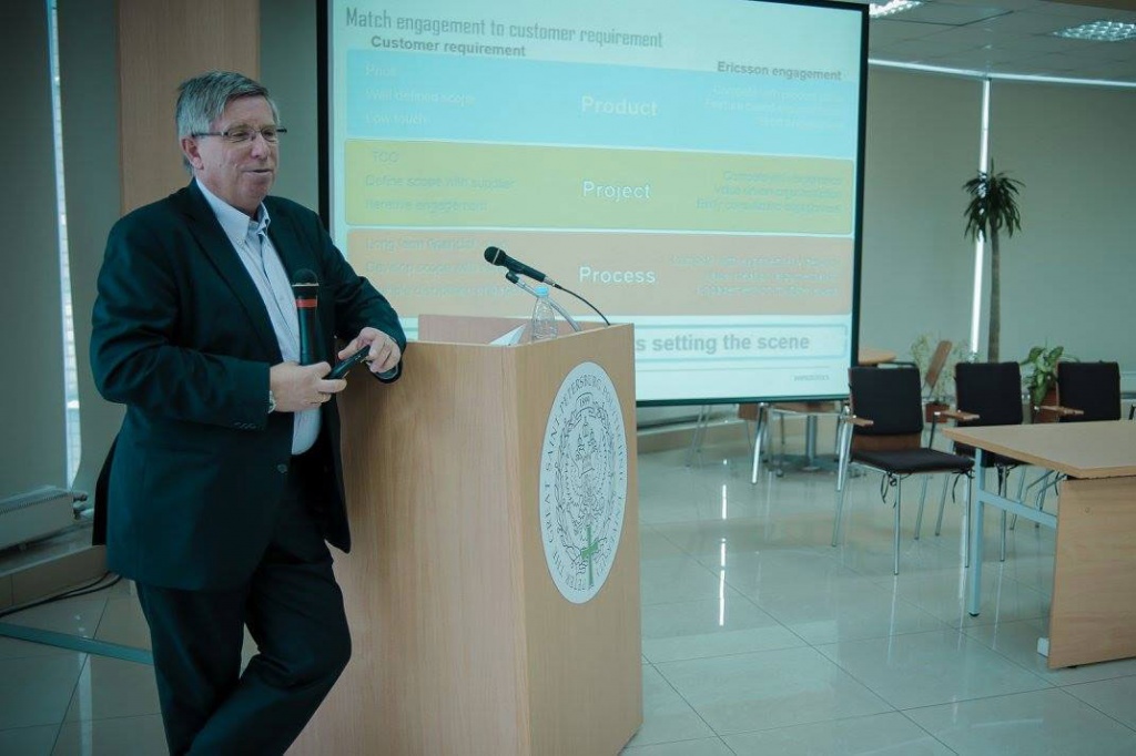 First-hand information about Ericsson Company: Lars Magnusson has given a lecture at SPbPU