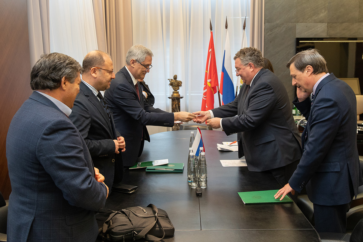 The delegation from Çukurova University at Polytechnic University 