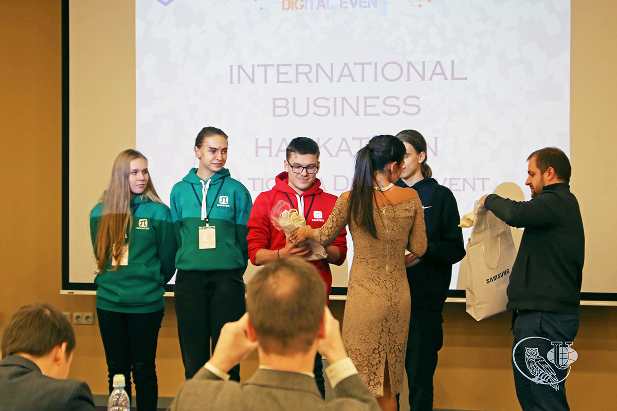 At the hackathon in Riga, the SPbPU team took the 3rd place; at the hackathon in Nice, it won in one of the nominations 