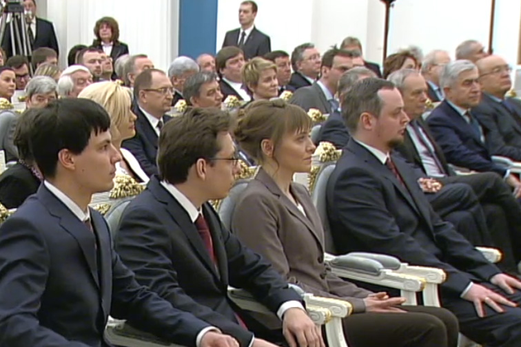 The Kremlin bestowed president’s awards upon outstanding young scientists  