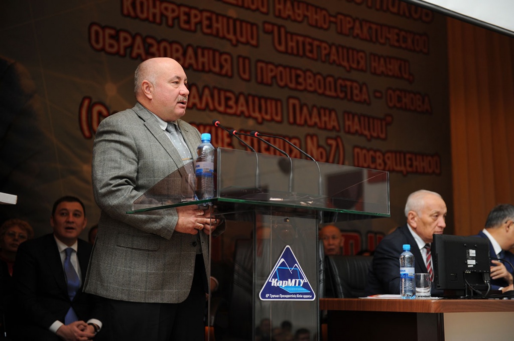 Visit of SPbPU representatives of to Karaganda State Technical University