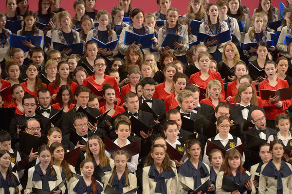 SPbPU Chamber Choir Performed on the New Stage of the Mariinsky Theatre