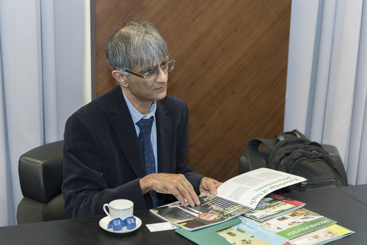 Professor of Cambridge University Sir Harshad Bhadeshia Delivered a Lecture at Polytechnic University   