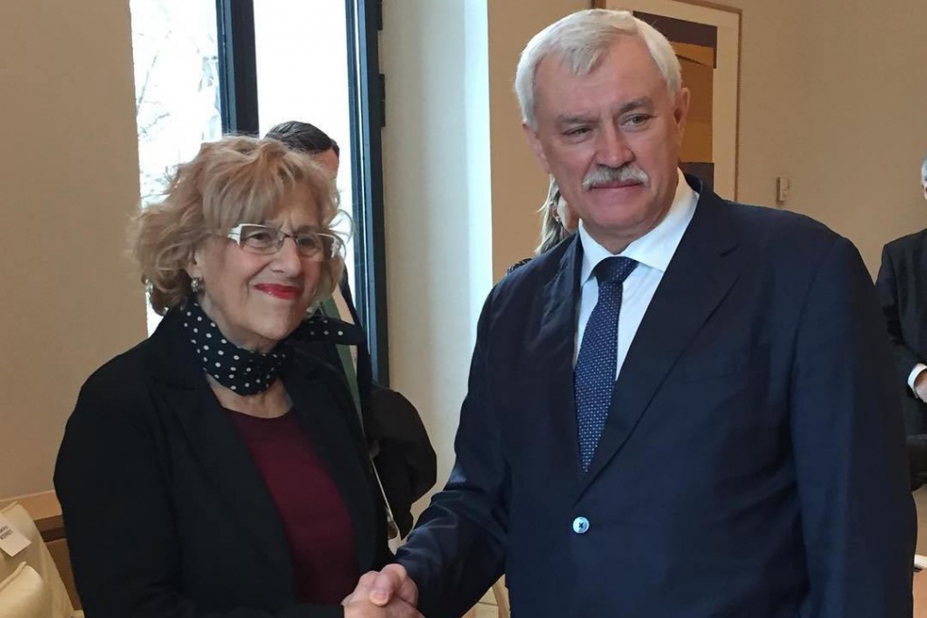  Anticipating opening of the University’s Information Center: Governor of St. Petersburg visited Madrid 