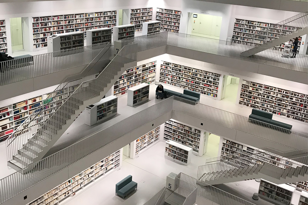 The University of Stuttgart library is one of the most popular in the world 
