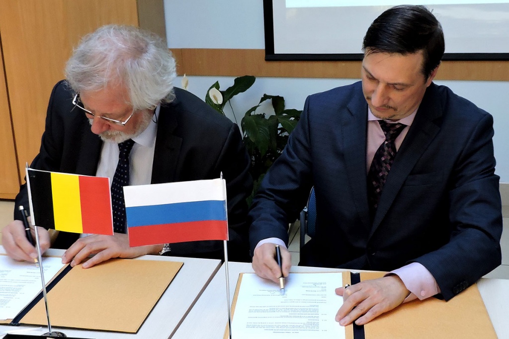 SPbPU Signed an Agreement of Intent with the Delegation of the Free University of Brussels