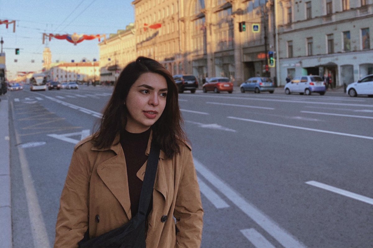 Student from Turkey Yagmur KUCHUK visited many sights of St. Petersburg