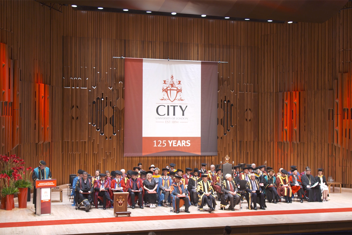 Andrey I. RUDSKOI was awarded with Honorary Doctorate of City, University of London