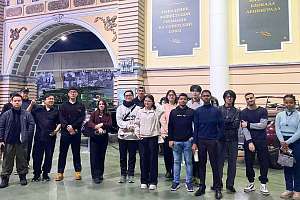 History comes to life: international students of the Polytechnic University visited the Lenreserv Museum